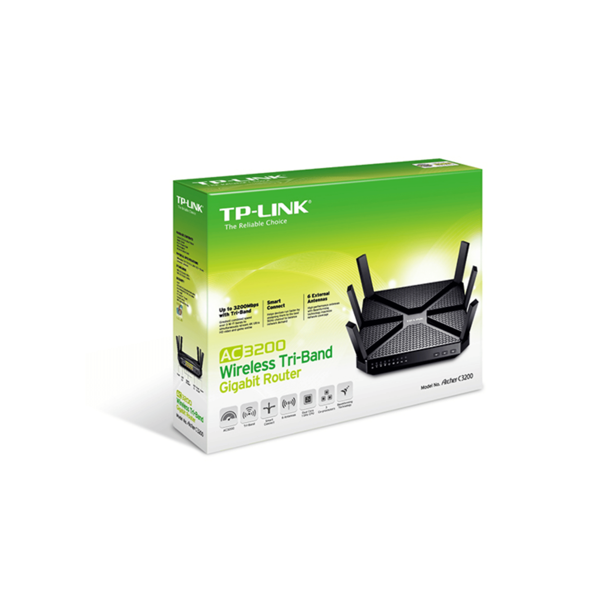 Tp-link Archer C3200 AC3200 Wireless Tri-Band Gigabit Router Tp-link Archer C3200 AC3200 Wireless Tri-Band Gigabit Router